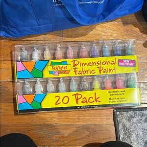 Dimensional Fabric Paint 20 Pack - Multicolor